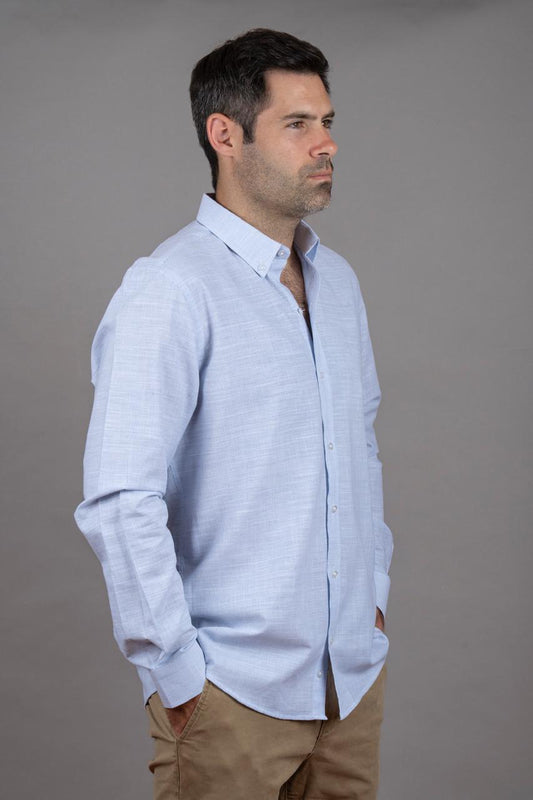 Verona Celeste Manga Larga