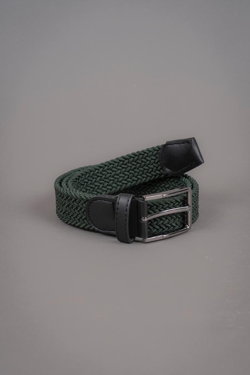 Cinturón trenzado Verde