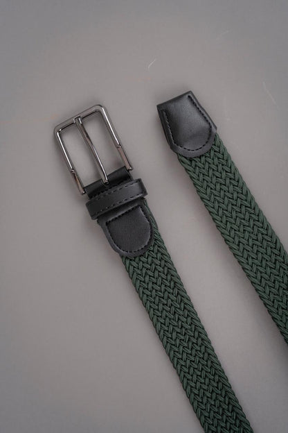 Cinturón trenzado Verde
